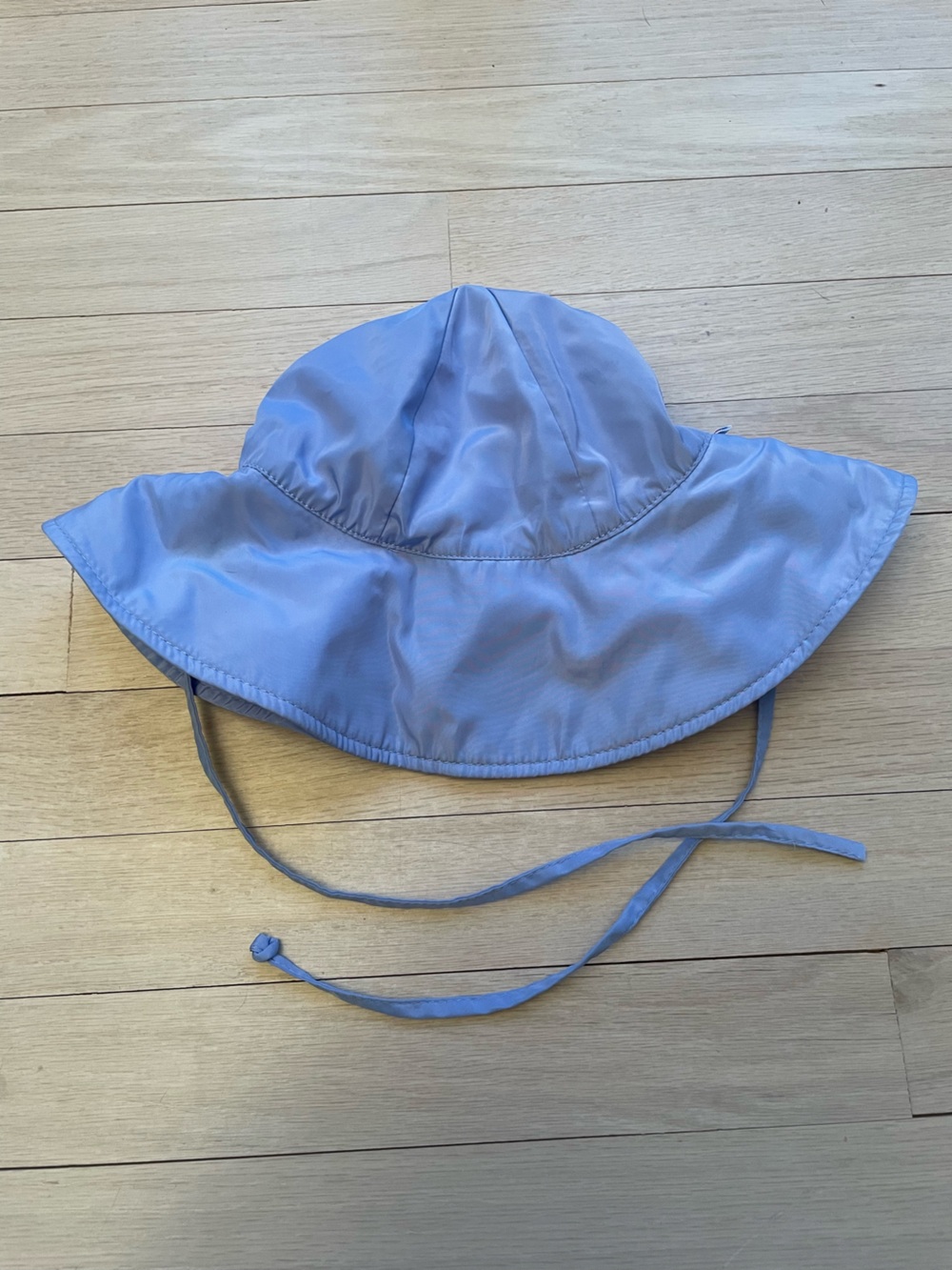 Rugged Butts Light Blue Swim Hat with Chin Ties